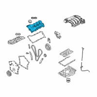 OEM Chrysler 300 Cover-Cylinder Head Diagram - 4892043AB