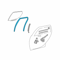 OEM Scion xA Run Channel Diagram - 68142-52100