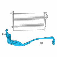 OEM 2019 Dodge Journey Hose-Oil Cooler Pressure And Ret Diagram - 5058946AD