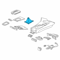 OEM 1999 Acura Integra Boot, Change Lever (Black) Diagram - 83414-SR3-000ZA