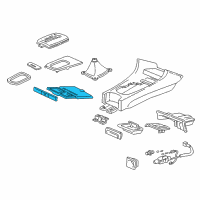 OEM Acura Integra Holder Assembly, Cup (Black) Diagram - 77230-ST7-013ZA