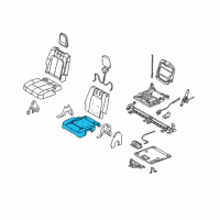 OEM 2010 Lincoln MKT Seat Cushion Pad Diagram - AE9Z-7463841-C