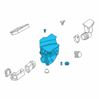 OEM BMW 528i Intake Silencer Diagram - 13-71-7-604-399