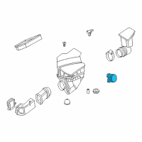 OEM 2011 BMW 528i Air Channel Diagram - 13-71-7-590-594