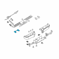 OEM Ford E-350 Super Duty Reverse Sensor Diagram - 4F2Z-15K859-A