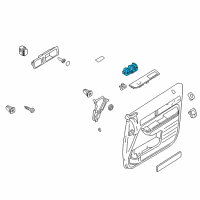 OEM 2008 Lincoln MKZ Window Switch Diagram - 6H6Z-14529-AAB