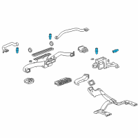 OEM 2009 Chevrolet Suburban 2500 In-Car Sensor Diagram - 25885451