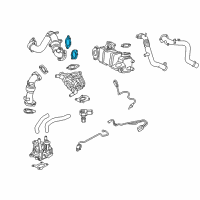 OEM 2022 GMC Sierra 3500 HD By-Pass Valve Gasket Diagram - 12680216