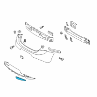 OEM 2011 Kia Forte Koup Lamp Assembly-Rear Fog RH Diagram - 924061M300