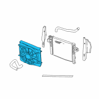 OEM 2006 Jeep Liberty SHROUD-Fan Diagram - 52079879AB