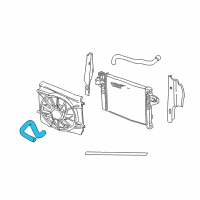 OEM 2005 Jeep Liberty Hose-Radiator Outlet Diagram - 55037921AE