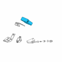 OEM 2012 Acura ZDX Receiver Unit, TPMS Diagram - 39350-TK4-A01