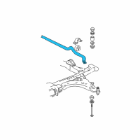 OEM 1998 Pontiac Trans Sport Shaft-Front Stabilizer Diagram - 10257316