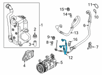 OEM 2019 BMW X7 PRESSURE HOSE ASSY COMPRESSO Diagram - 64-53-9-493-985