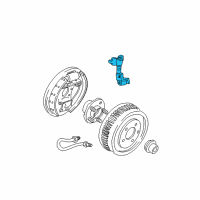 OEM 1997 Ford Taurus Brake Hose Diagram - YF1Z-2C023-AA