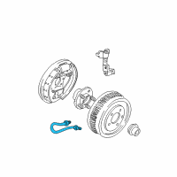 OEM Mercury Brake Tube Diagram - YF1Z-2267-AA