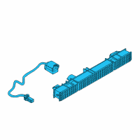 OEM 2020 Infiniti Q60 Stop Lamp Assembly-High Mounting Diagram - 26590-5CA0A