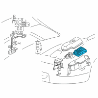 OEM 2000 Toyota Celica Junction Block Diagram - 82720-20100