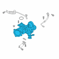 OEM 2014 Ford Escape Turbocharger Diagram - CJ5Z-6K682-L