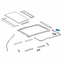 OEM Lexus Gear Assembly, Sliding R Diagram - 63260-33191