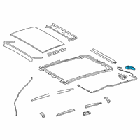 OEM 2022 Lexus ES300h Gear Assembly, Sliding R Diagram - 63260-33192