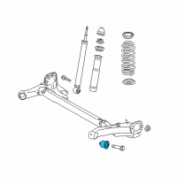 OEM 2015 Scion iQ Axle Beam Bushing Diagram - 48725-74011