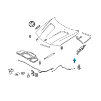 OEM 2014 BMW i8 Ball Pin Diagram - 07-14-6-963-081