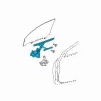 OEM 2006 Toyota RAV4 Regulator Diagram - 69801-52080