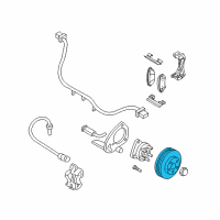 OEM Oldsmobile 88 Front Brake Rotor Assembly Diagram - 19303831