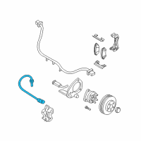 OEM 2002 Chevrolet Venture Hose, Front Brake Diagram - 22163428