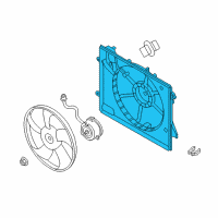 OEM Hyundai Sonata SHROUD-Radiator Diagram - 25350-C2100