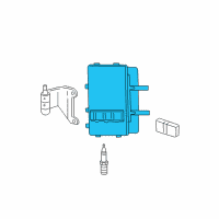 OEM Dodge Dakota Powertrain Control Generic Module Diagram - R5094611AF