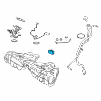OEM 2013 BMW ActiveHybrid 3 Control Unit For Fuel Pump Diagram - 16-14-7-411-596