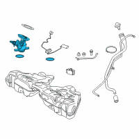 OEM 2017 BMW 650i Gran Coupe Fuel Pump Diagram - 16-11-7-341-303