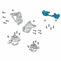 OEM 2020 Jeep Gladiator INSULATOR-Transmission Mount Diagram - 68328249AE