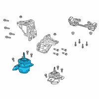 OEM 2020 Jeep Gladiator Engine Mount Diagram - 68328250AD