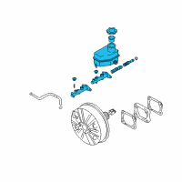 OEM 2004 Hyundai Tiburon Cylinder Assembly-Brake Master Diagram - 58510-2C500