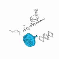 OEM 2003 Hyundai Tiburon Booster Assembly-Brake Diagram - 59110-2C600