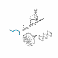 OEM Hyundai Hose Assembly-Brake Booster Vacuum Diagram - 59130-2C500