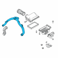 OEM 2019 Ford Explorer Connector Tube Diagram - EB5Z-9R530-A