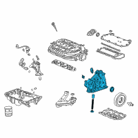 OEM 2010 Acura TL Pump Assembly, Oil (Yamada) Diagram - 15100-RKG-003