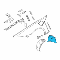 OEM 2020 BMW i8 Cover, Wheel Arch, Front Section, Rear Left Diagram - 51-71-7-328-621