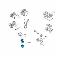 OEM Kia Optima Bracket Assembly-Oil Filter Diagram - 213943E004