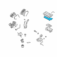 OEM Kia Optima Gasket-Rocker Cover Diagram - 224413E601