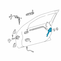 OEM 2003 Lexus IS300 Front Door Lock Assembly Diagram - 69320-53051