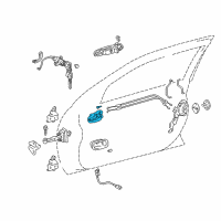 OEM 2001 Lexus RX300 HANDLE SUB-ASSY, FR Diagram - 69206-47010-B4