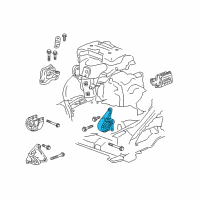 OEM 2019 GMC Acadia Front Transmission Mount Diagram - 84227349