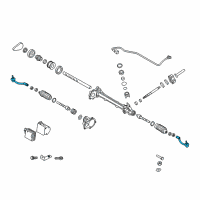 OEM Hyundai Genesis End Assembly-Tie Rod, LH Diagram - 56820-B1500