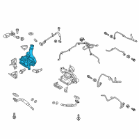 OEM 2014 Ford Explorer Turbocharger Diagram - AA5Z-6K682-E