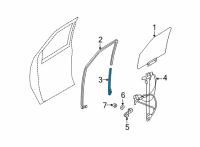 OEM 1999 Ford E-250 Econoline Lower Guide Diagram - F2UZ-15222A00-A